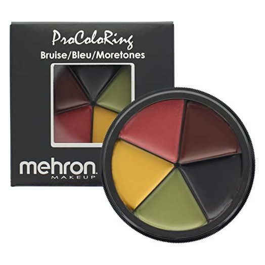 Mehron Makeup 5 Color Bruise Wheel for Special Effects, Movies, Halloween