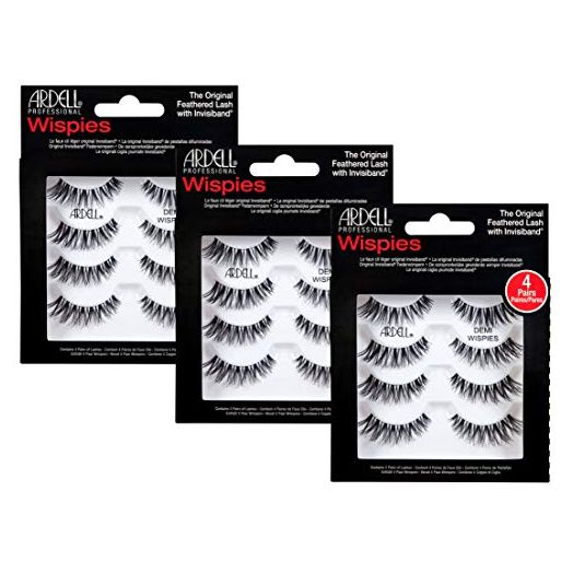 ARDELL Professional Natural Multipack - Demi Wispies Black by Ardell, Pack of 3