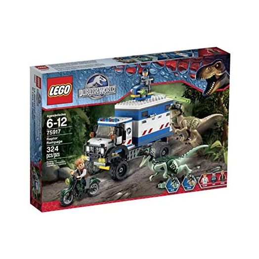 LEGO Jurassic World Raptor Rampage 75917 Building Kit