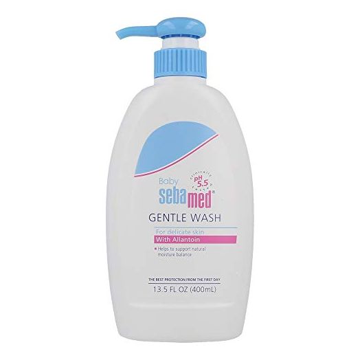 Sebamed Baby Gentle Wash Extra Soft Ultra Mild Hydrating No Tear Formula Cleanser for Delicate Baby Skin 13.5 Fluid Ounces (400mL)