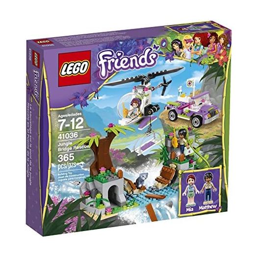 LEGO Friends Jungle Bridge Rescue 41036 Building Set