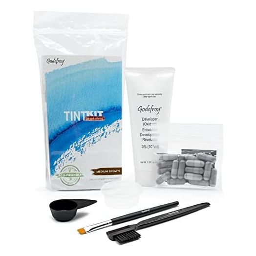 Godefroy Professional Hair Color Tint Kit, Medium Brown, 20 Applications