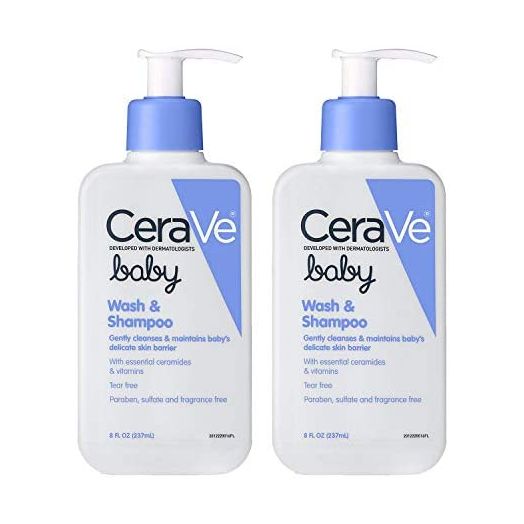 Baby Wash & Shampoo | 8 Ounce | Fragrance, Paraben, Sulfate Free Shampoo for Tear-Free Baby Bath Time (2 Pack)
