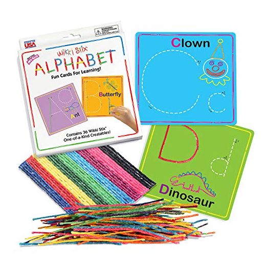 Wikki Stix Alphabet Fun Cards for Learning