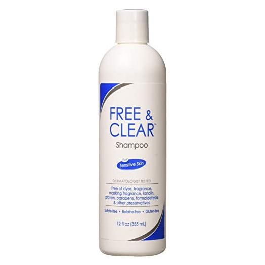 Free & Clear Shampoo, 12 Fl Oz, Pack of 3