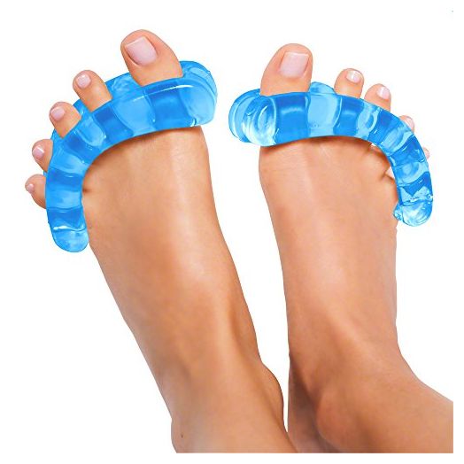 Original YogaToes - Small Sapphire Blue: Toe Stretcher & Toe Separator. Fight Bunions, Hammer Toes, Foot Pain & More!