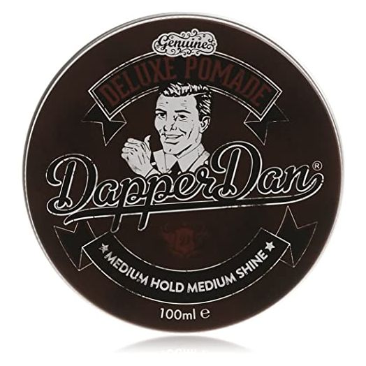 Deluxe Pomade By Dapper Dan, Medium Hold Medium Shine, No Greasiness Or Flakiness, Citrus & Vanilla Fragrance 100ml