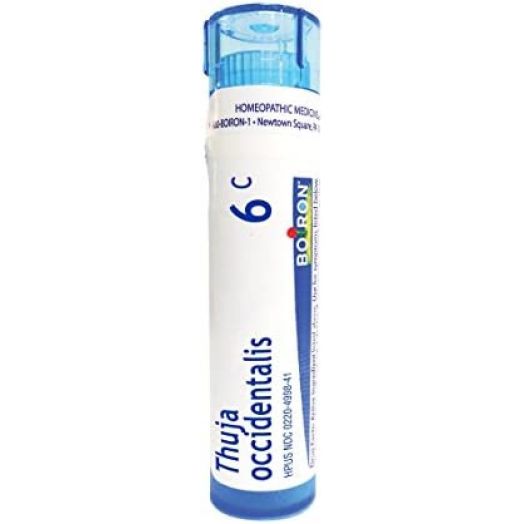 Boiron Thuja Occidentalis 6C 80 Pellets Homeopathic Medicine for Warts