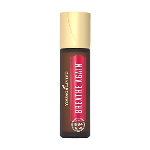 Young Living Breathe Again Essential Oil Roll-On - Combines Copaiba, Myrtle, and Peppermint - 10 ml