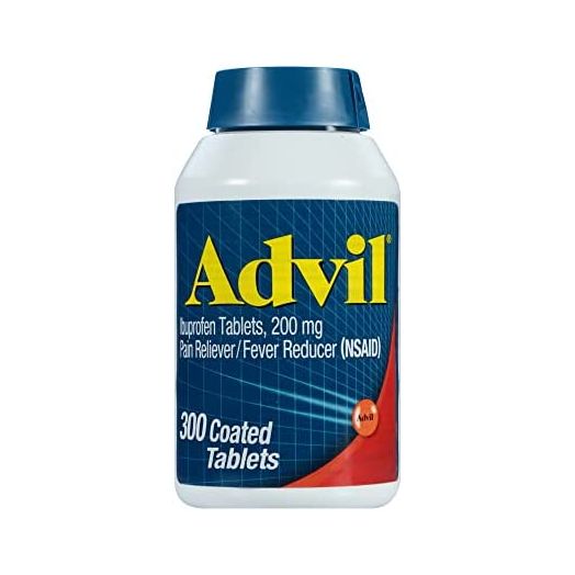 Advil Pain Reliever and Fever Reducer, Pain Relief Medicine with Ibuprofen 200mg for Headache, Backache, Menstrual Pain and Joint Pain Relief - 300 Coated Tablets