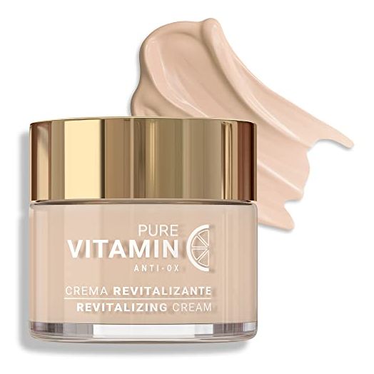 Noche Y Dia Vitamin C Cream - Brightening Anti Aging Moisturizer for Face with Ascorbic Acid - Reduce Appearance of Wrinkles, Fine Lines, Dark Spots & Acne - Even Skin Tone & Boost Collagen - 2.04 oz