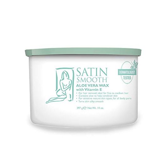 Satin Smooth Aloe Vera Hair Removal Wax 14oz.