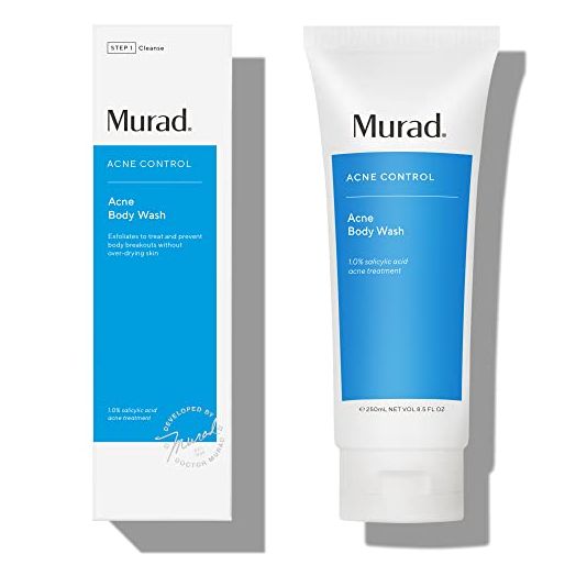 Murad Acne Body Wash (8.5 oz) Clarifying and Exfoliating Bodywash Gel with Salicylic Acid (Packaging May Vary)