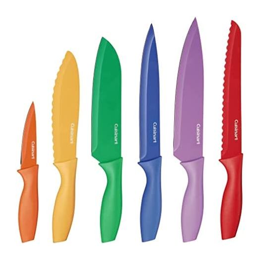 Cuisinart C55-01-12PCKS Collection 12-Piece Knife, Multicolor Advantage-Cutlery-Set, Multi-colored