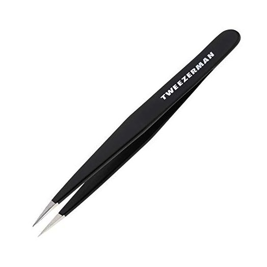 Tweezerman Stainless Steel Point Tweezer in Assorted Colors