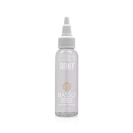 Surface Hair Bassu Hydrating Oil: Hair Oil with Flax Seed, and Aloe Vera, Moisturize and Hydrate Repair Damaged Hair, Color Safe, 2 Fl Oz