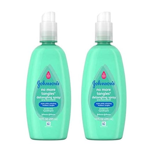 Johnson's No More Tangles Spray Detangler, 10 Ounce (Pack of 2)
