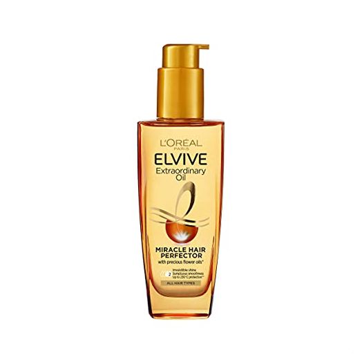 L'Oréal Hair Oil, by Elvive Extraordinary Oil, For Dry to Very Dry Hair,100ml