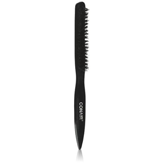 Conair Slim Teasing Hair Brush, Mixed Boar Bristle