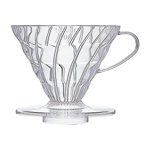 Hario V60 Plastic Coffee Dripper, Size 02, Clear