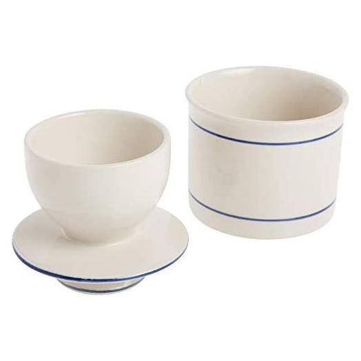 Norpro Glazed Stoneware Butter Keeper