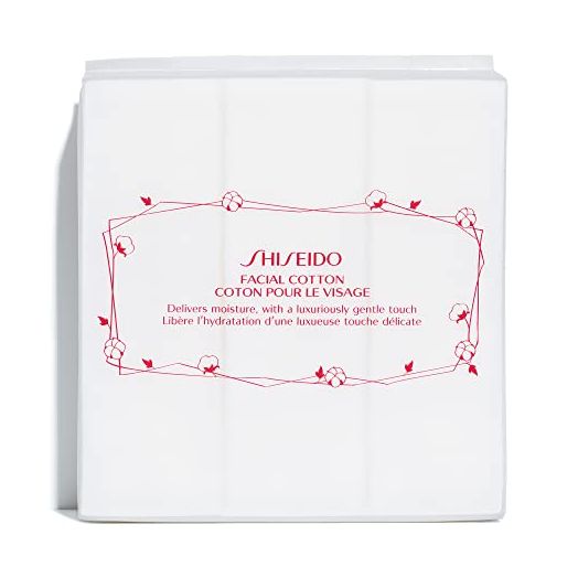 Shiseido 100% Natural Facial Cotton for Skincare, 1 Pack of 165 Sheets