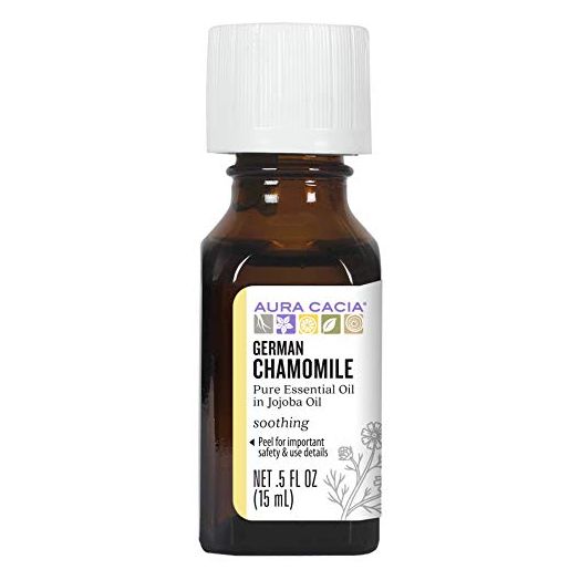 Aura Cacia German Chamomile Essential Oil (in jojoba Oil) | 0.5 fl. oz. | Matricaria recutita