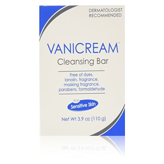 Vanicream Cleansing Bar 3.9 oz For Sensitive Skin, Pack of 4