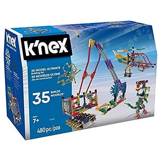 K’NEX – 35 Model Building Set – 480 Pieces – For Ages 7+ Construction Education Toy (Amazon Exclusive)