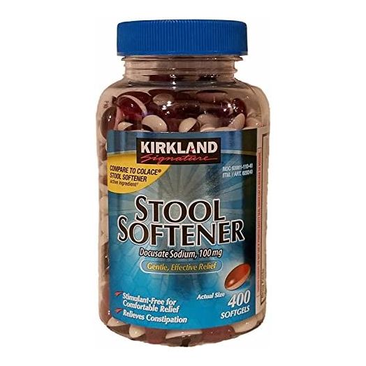 Kirkland Signature Stool Softener 100 mg, 400 Softgels