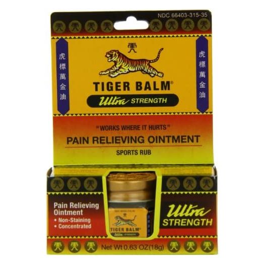 Tiger Balm Ultra Strength 0.63 oz (Pack of 2)