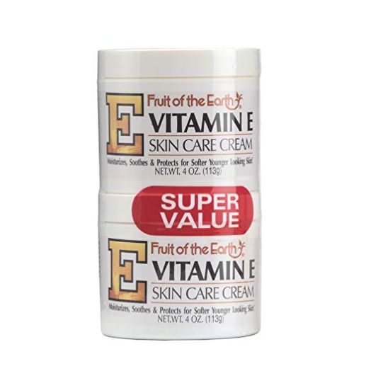 Fruit of the Earth Vitamin-E Cream 4 Ounce Jar - 2 pack