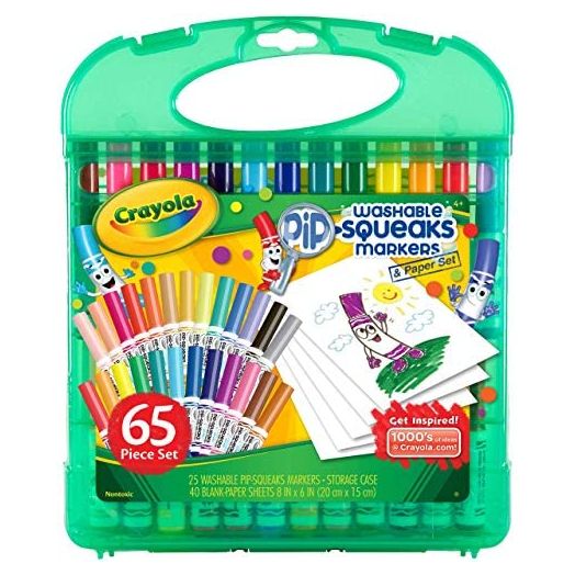 Crayola Pip Squeaks Washable Markers Set, Ages 4, 5, 6, 7