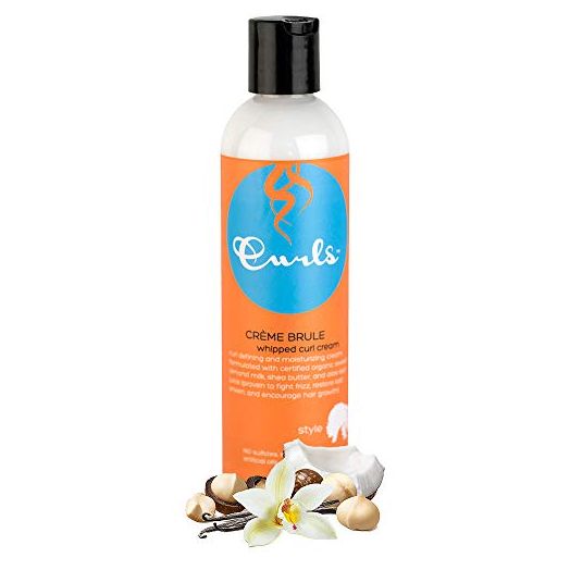 Curls Crème Brule Whipped CURL Sculpting Cream - Dry, Wavy, Curly, and Textured Hair - 8oz