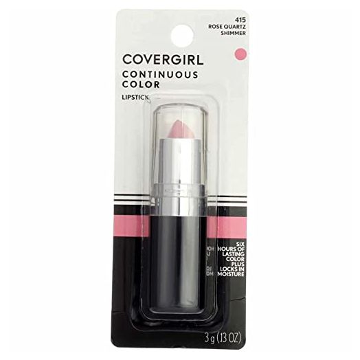 COVERGIRL Continuous Color Lipstick Rose Quartz 415, .13 oz (packaging may vary)