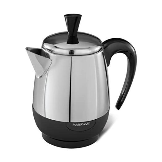 Farberware 2-4-Cup Percolator, Stainless Steel, FCP240