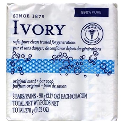 Ivory Original Bar Soap, 3.1 oz - 3 ea
