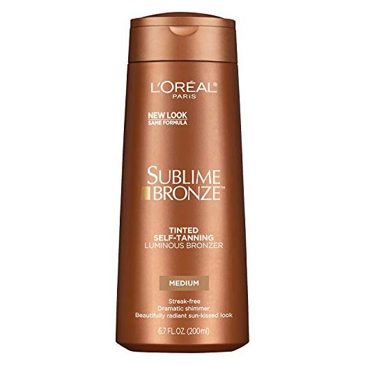L'Oréal Paris Sublime Bronze Luminous Bronzer Self-Tanning Lotion, 6.7 oz.