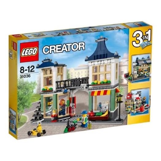 LEGO Creator 3-in-1 Toy and Grocery Shop 466 Piece Building Set | 31036