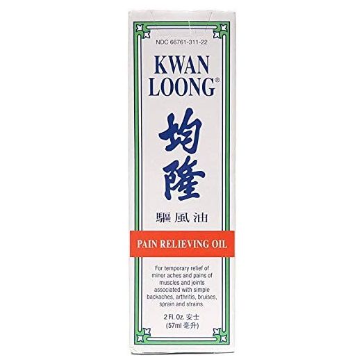 Kwan Loong Pain Relieving Medicated Oil, 2 oz. – Muscle Relief Menthol Oil – Recommended for Back Pain, Arthritis, Shoulders, Knee, Joint Discomfort, & Neck Pain – Sore Muscle Massage Oil