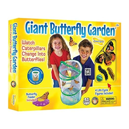 Insect Lore Giant Butterfly Garden with Habitat, Voucher, Green/White