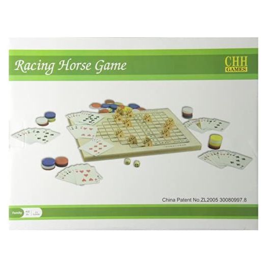 CHH The Racing Horse Game Light Brown, 14.25" x 20.0" x 1.75"