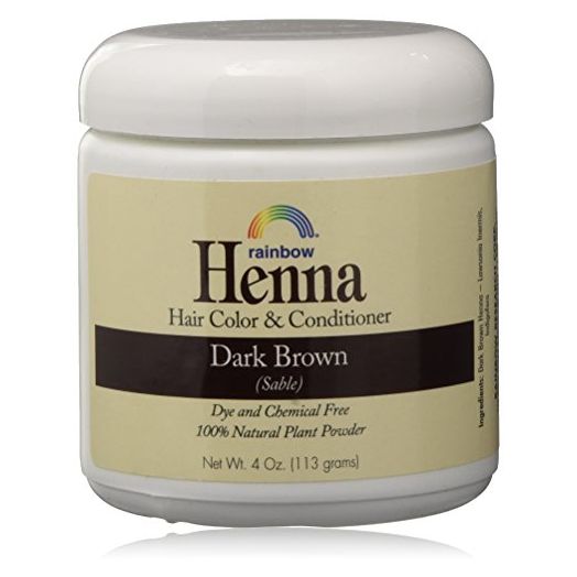Rainbow Henna Persian Dark Brown Hair Color 4 Oz, (2 pack)