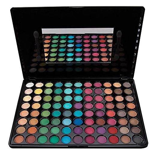 Bebeautiful Professional Makeup Eyeshadow Palette with Applicators, 88-Color Palette, Matte