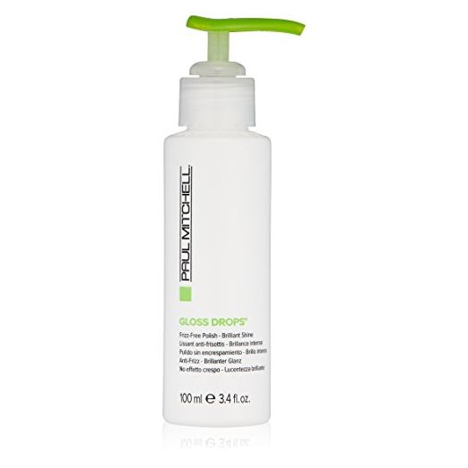 Paul Mitchell Gloss Drops Shine Serum, Frizz-Free Polish, Brilliant Shine, For Frizzy Hair, 3.4 oz.