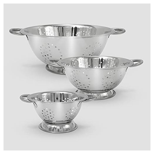 ExcelSteel Colander set, Stainless steel