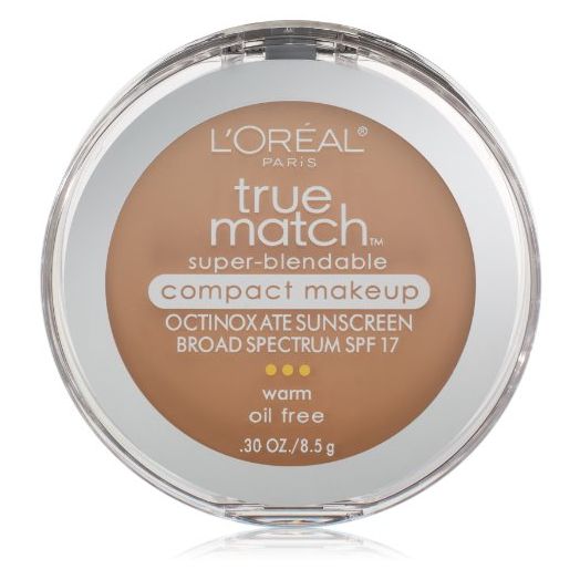 L'Oréal Paris True Match Super-Blendable Compact Makeup, W4 Natural Beige, 0.3 oz.