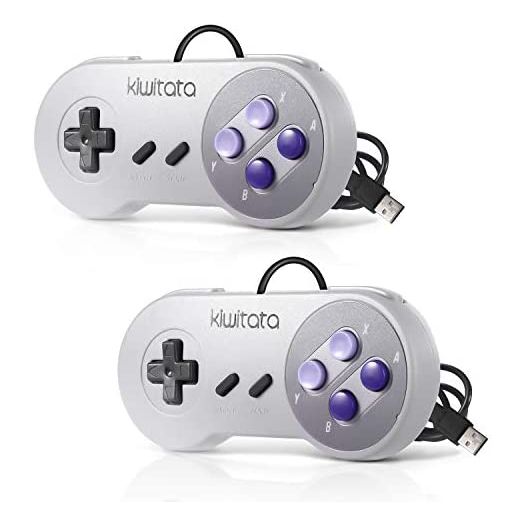 kiwitatá 2X Classic SNES USB Controller for Windows PC Mac Raspberry Pi