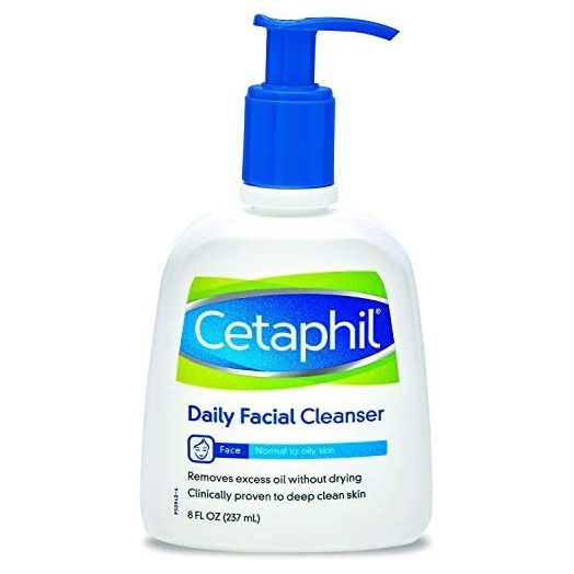 Cetaphil Daily Facial Cleanser for Normal to Oily Skin, 8 Ounce