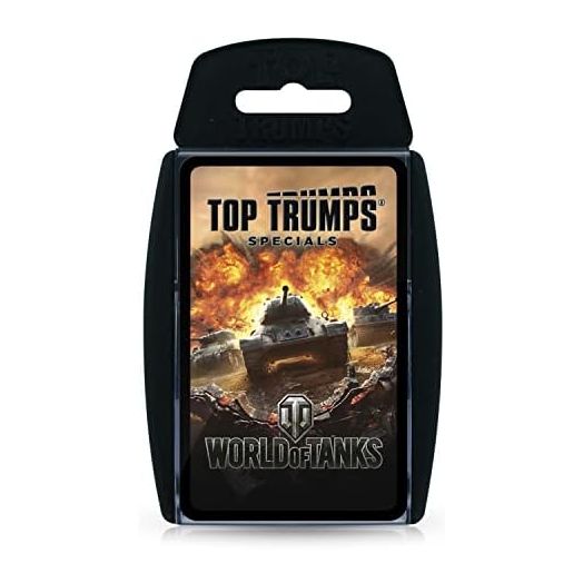 Top Trumps Card Game World of Tanks - Family Games for Kids and Adults - Learning Games - Kids Card Games for 2 Players and More - Kid War Games - Card Wars - for 6 Plus Kids
